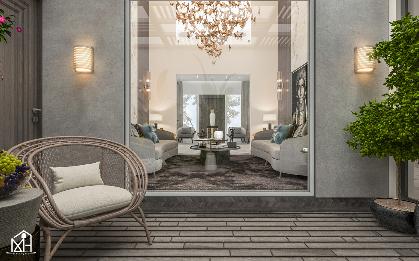 Formal Elegant Living Room-5