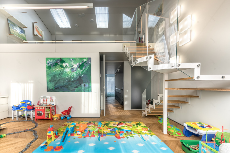 乌克兰公园区的 2000 年代联排别墅重建-38