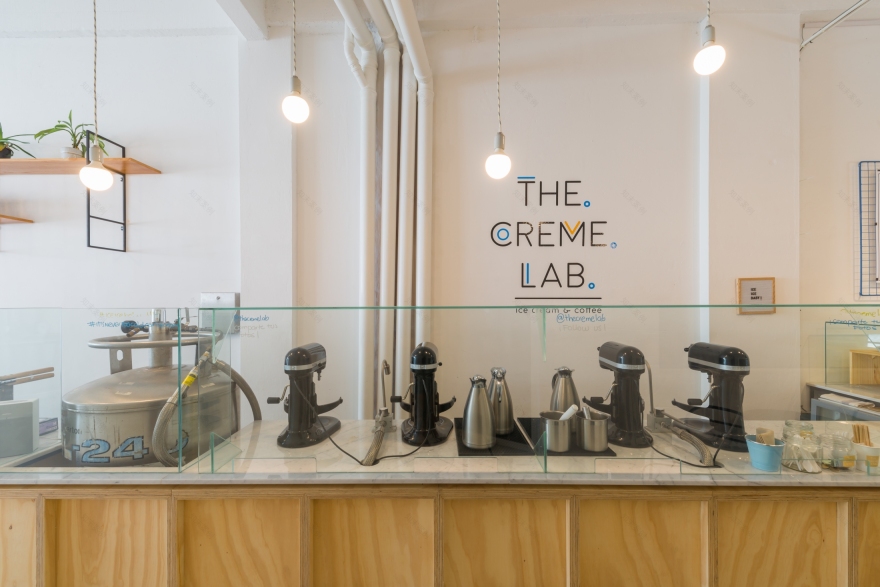 阿根廷白绿相间冰淇淋实验室-4