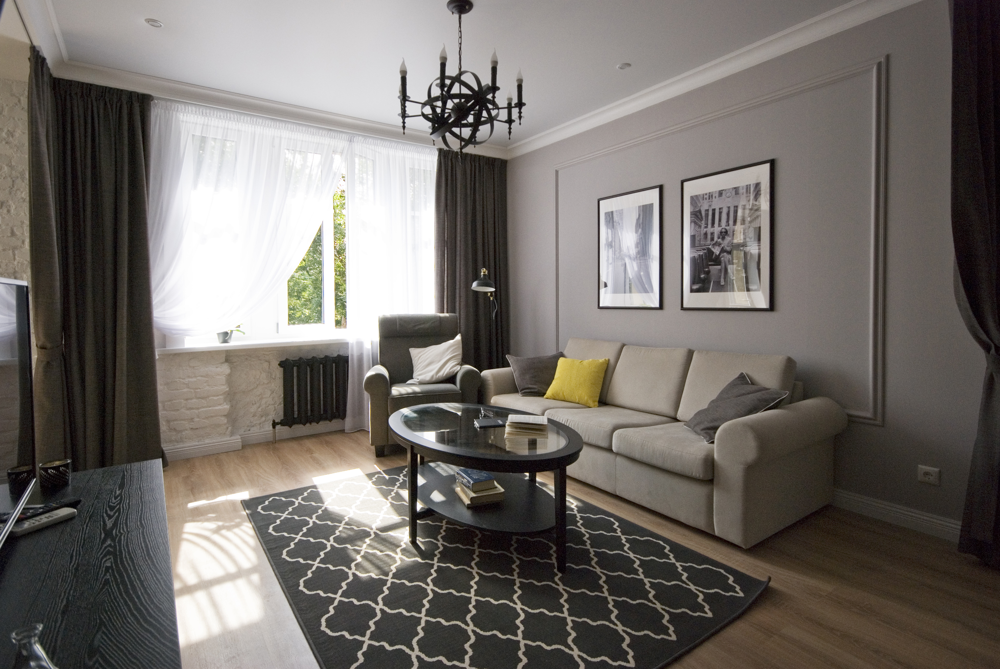 舒适简约风公寓设计——Zaharova apartment-1