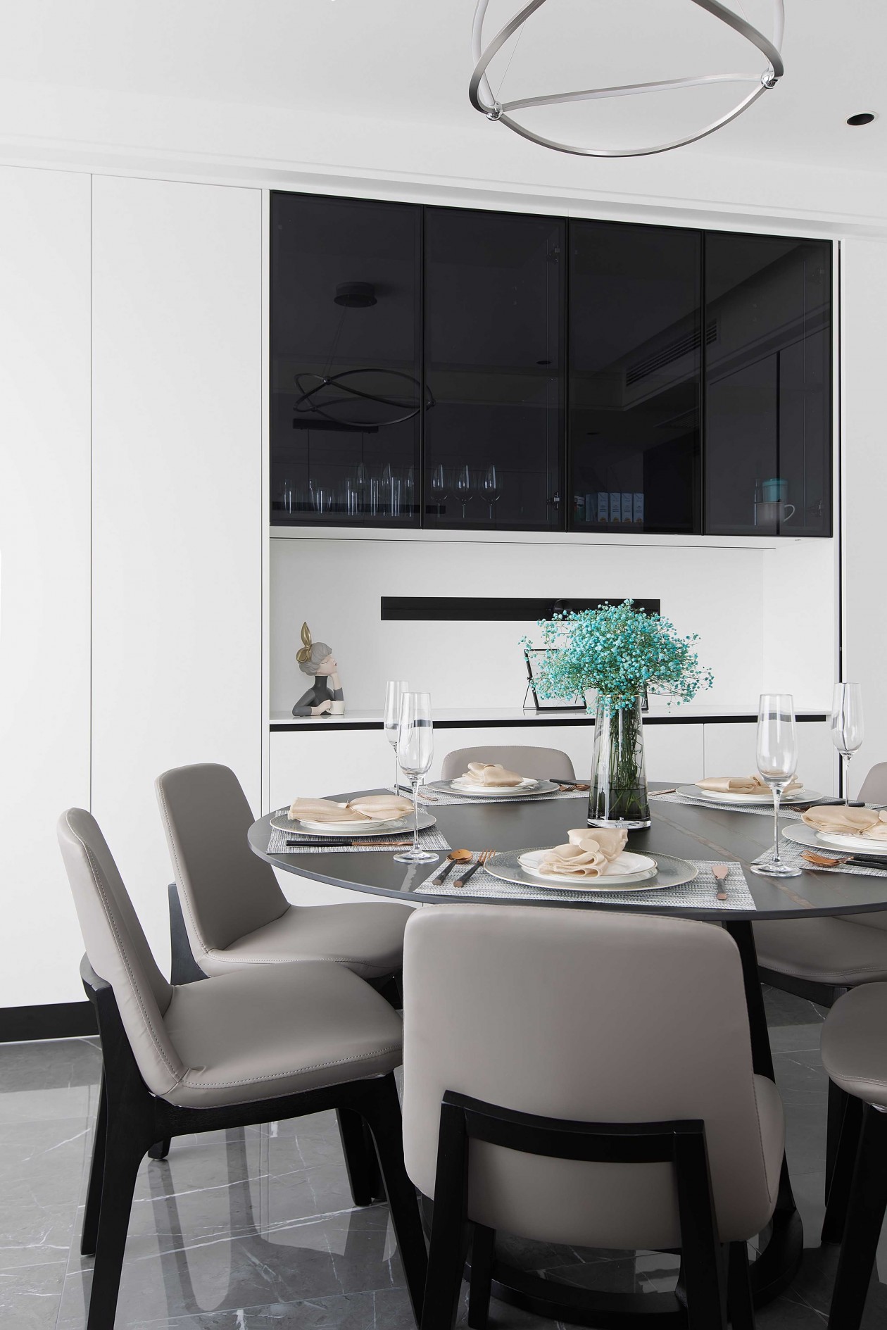 新湖海德公园现代简约家居设计，160㎡三室两厅的温馨空间-15