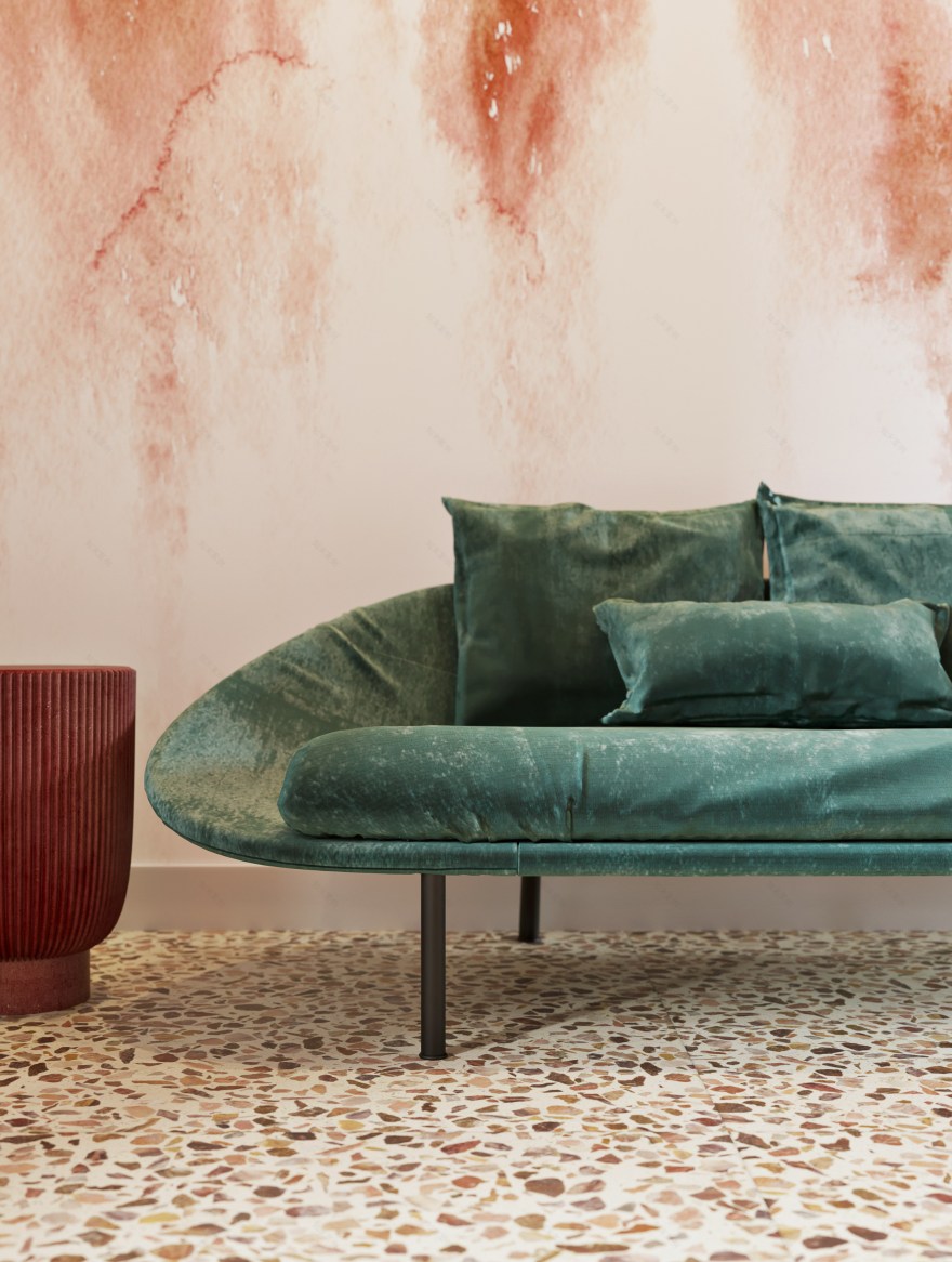 对比色彩几何,80 平米服装店的巧妙分区设计-3