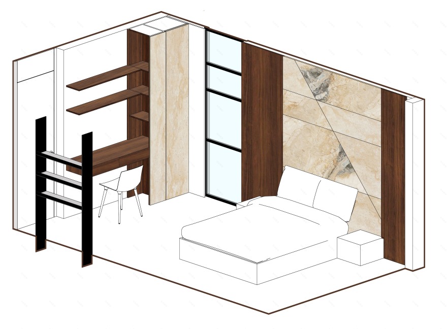 Dadar Parsi 两居室设计-13