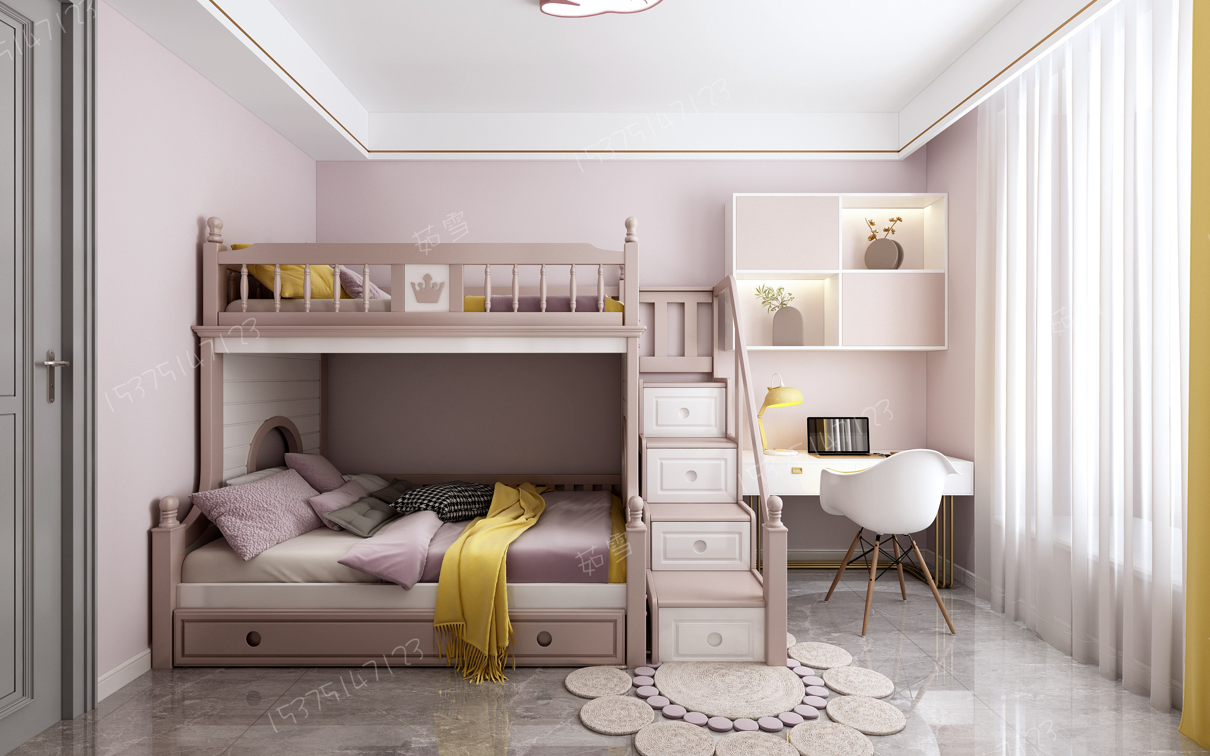 轻奢全房效果-3