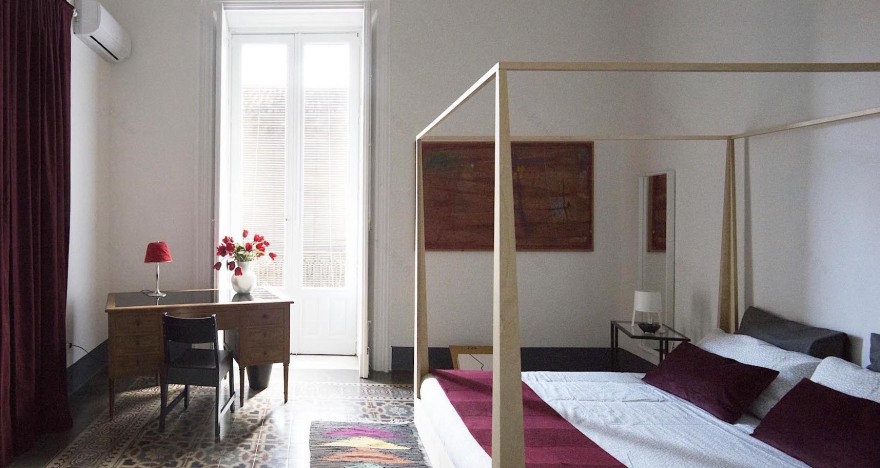 Catania 历史中心木质设计 B&B Trìcora-11