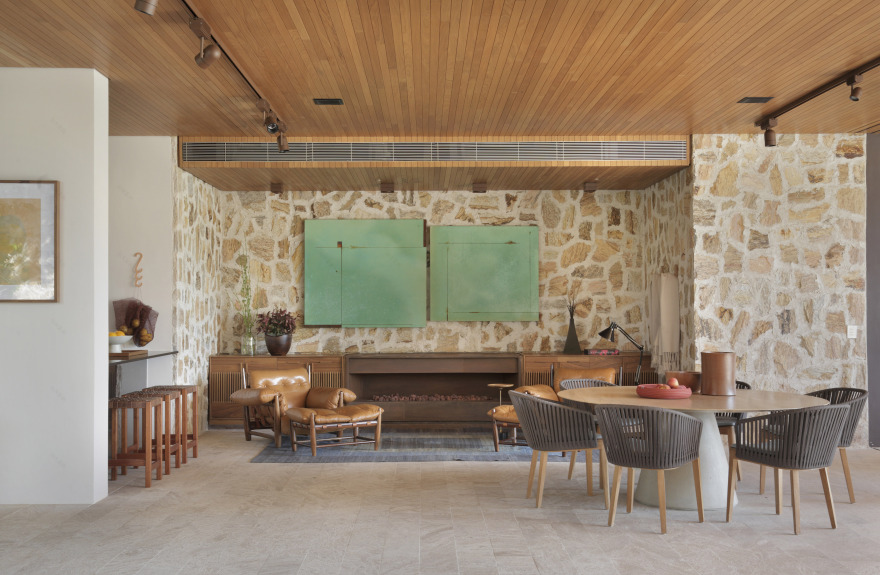 巴西乡村别墅,打造温馨现代空间-3