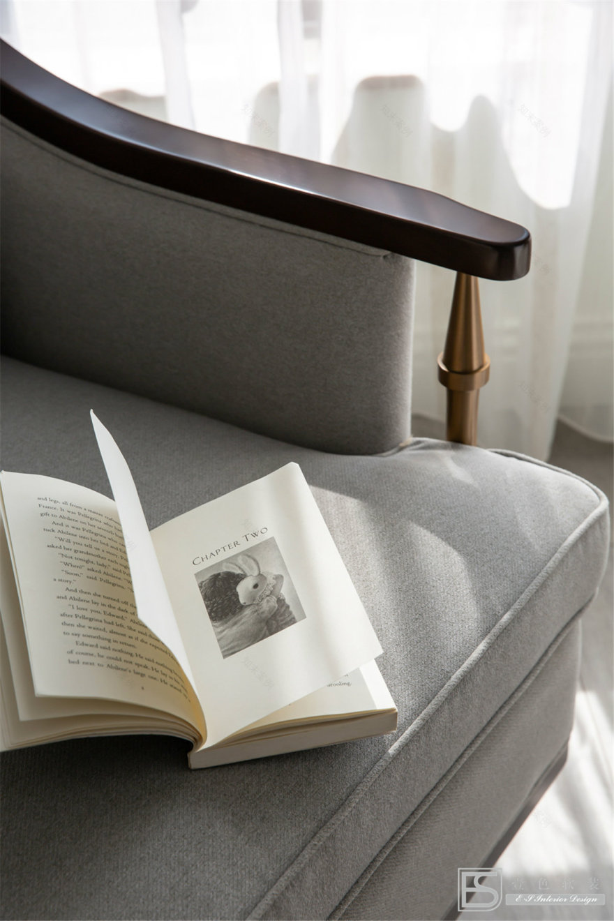 壹色软装 | 现代轻奢融入新中式,打造 350m2 中央美墅-20