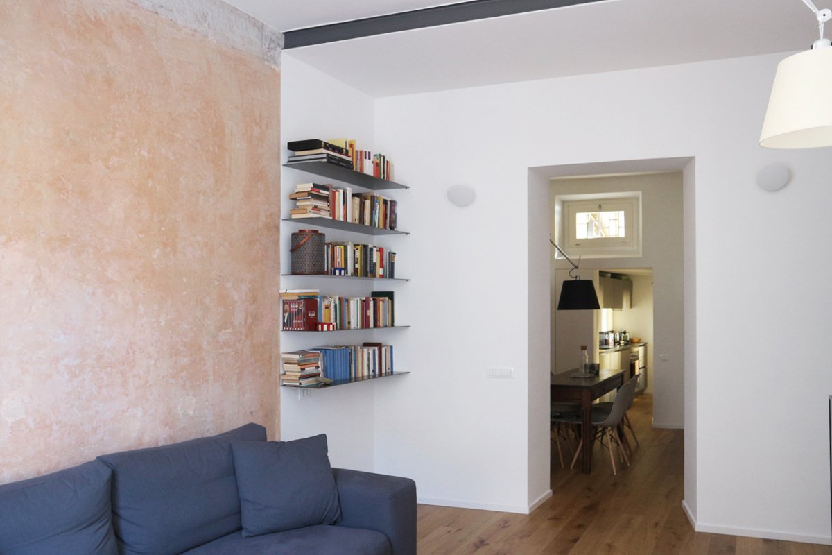 罗马 70 平米私人公寓，精致简约的设计风格-2