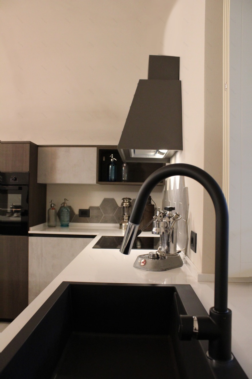 乡村工业风别墅厨房设计-3