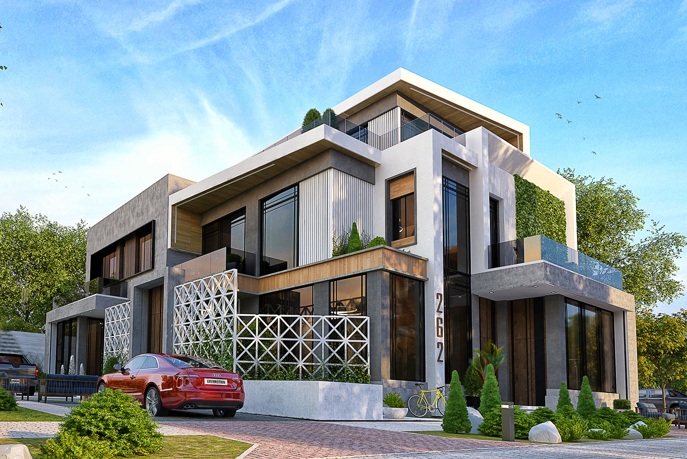 Abd El Rahman Ismail丨别墅建筑丨Private Modern Villa | Kuw-0