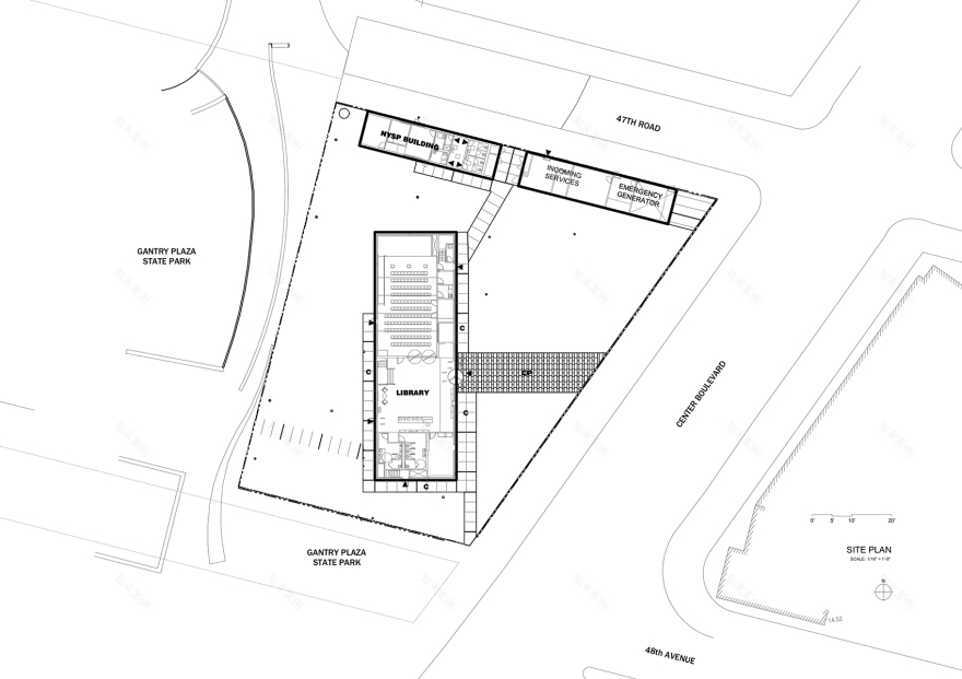 纽约猎人角皇后图书馆-61