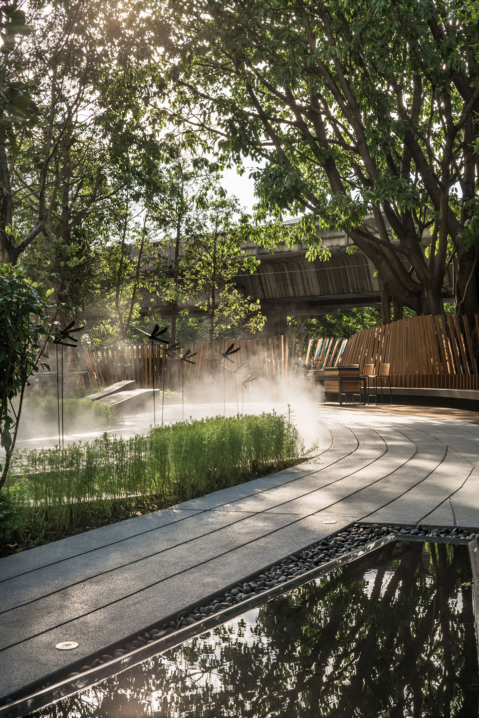 The Line Mochit高层住宅景观设计，曼谷/4个景观园区和6条主题步道打造舒适的生活环境-70