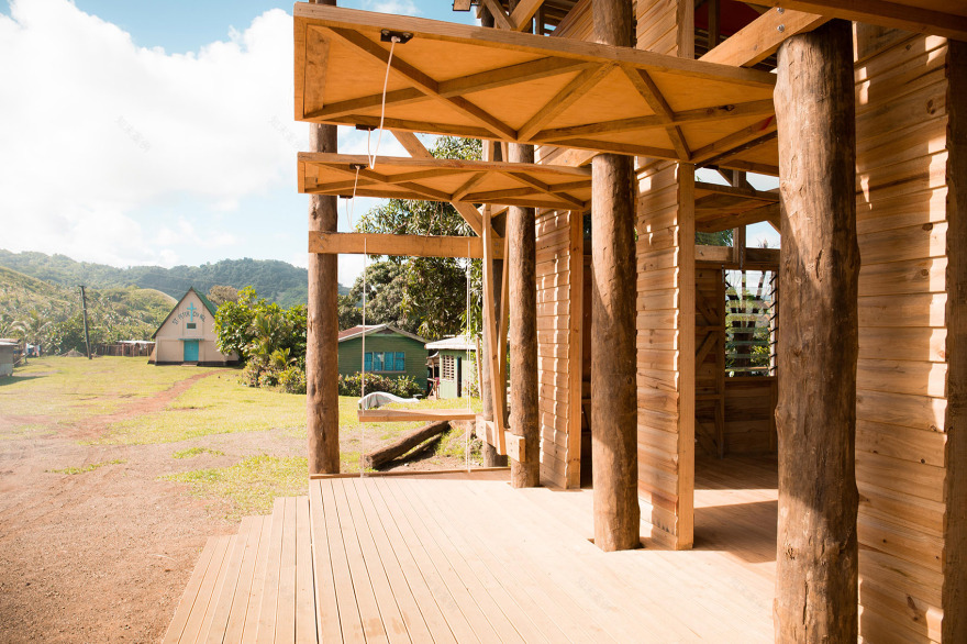 Naidi乡村社区大厅,斐济/一个坚固安全又能鼓励创造性表达的社区“舞台”-15