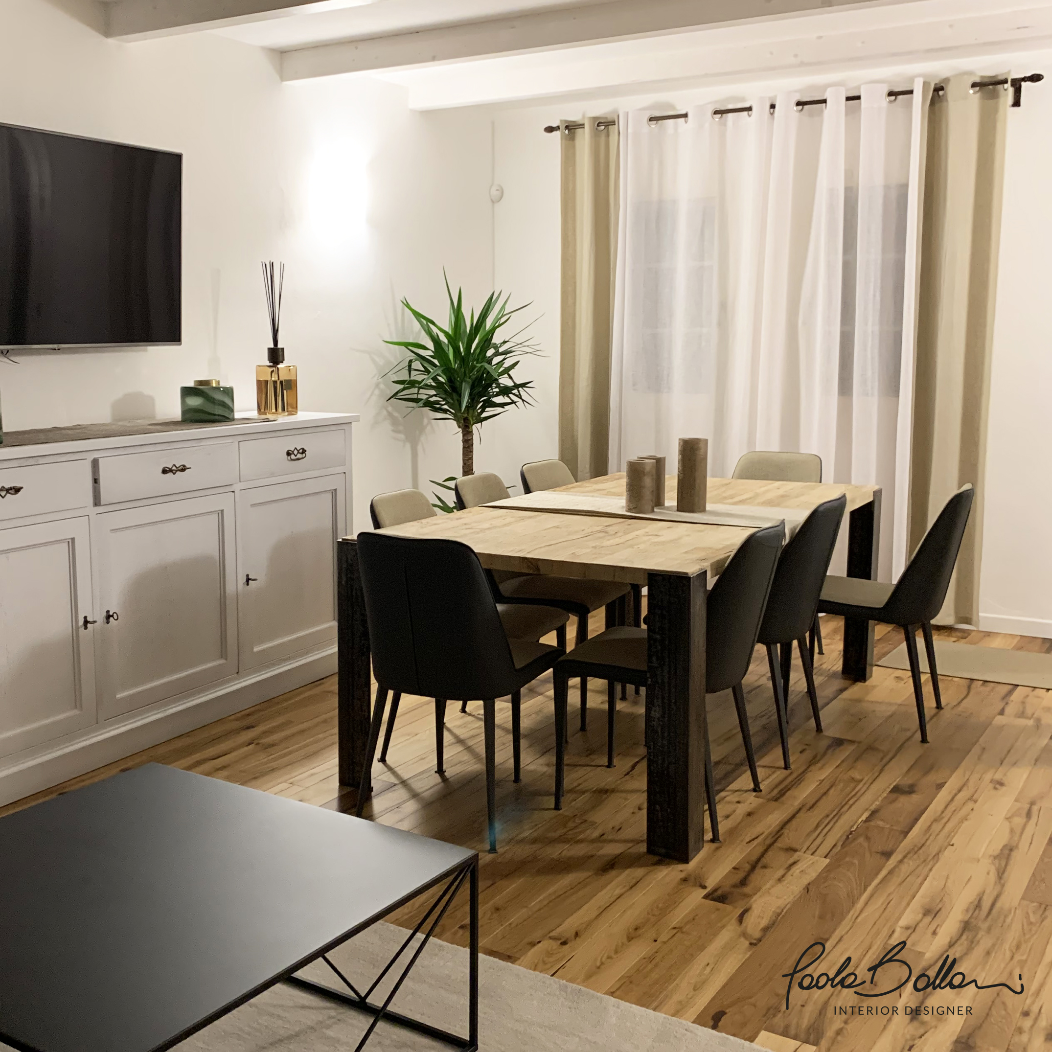 温馨乡村客厅软装设计-1