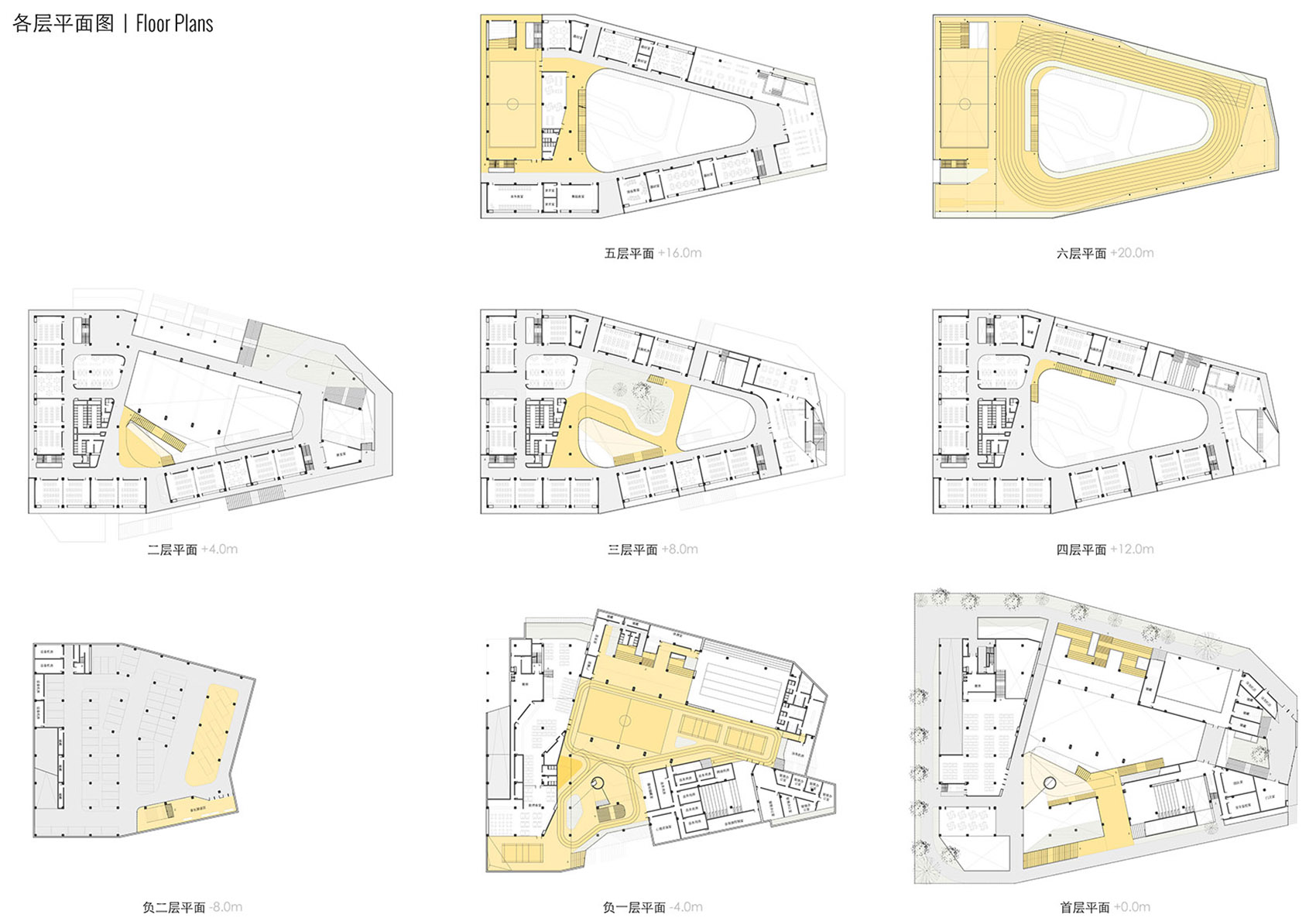 重叠校园：莲花小学校园设计，深圳/高密度垂直分区式校园-62