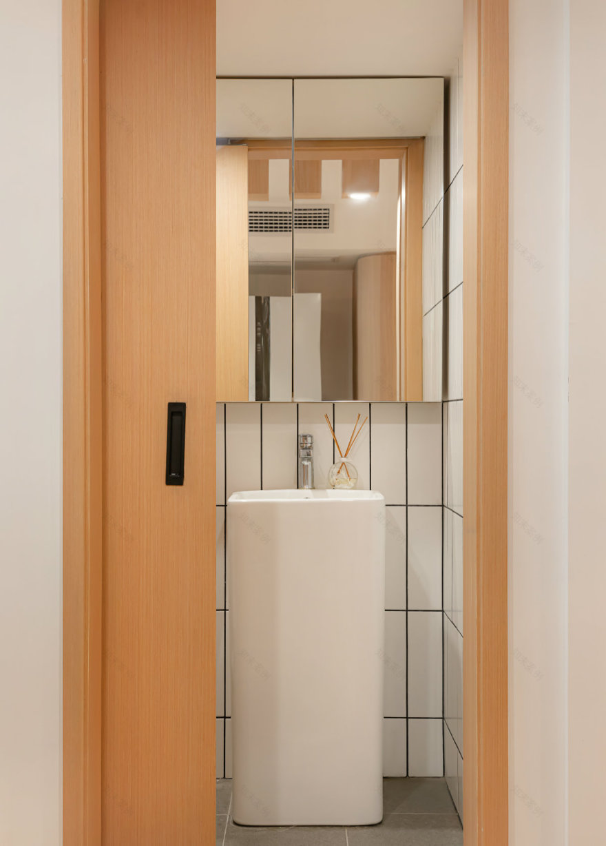 日式风格的两人两猫,loft公寓设计-58