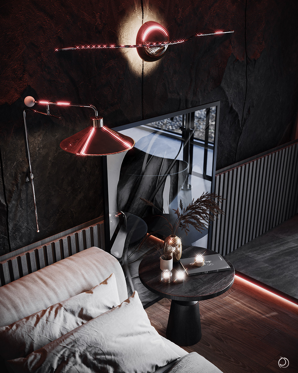 温暖卧室设计，让你颤抖的完美空间-6