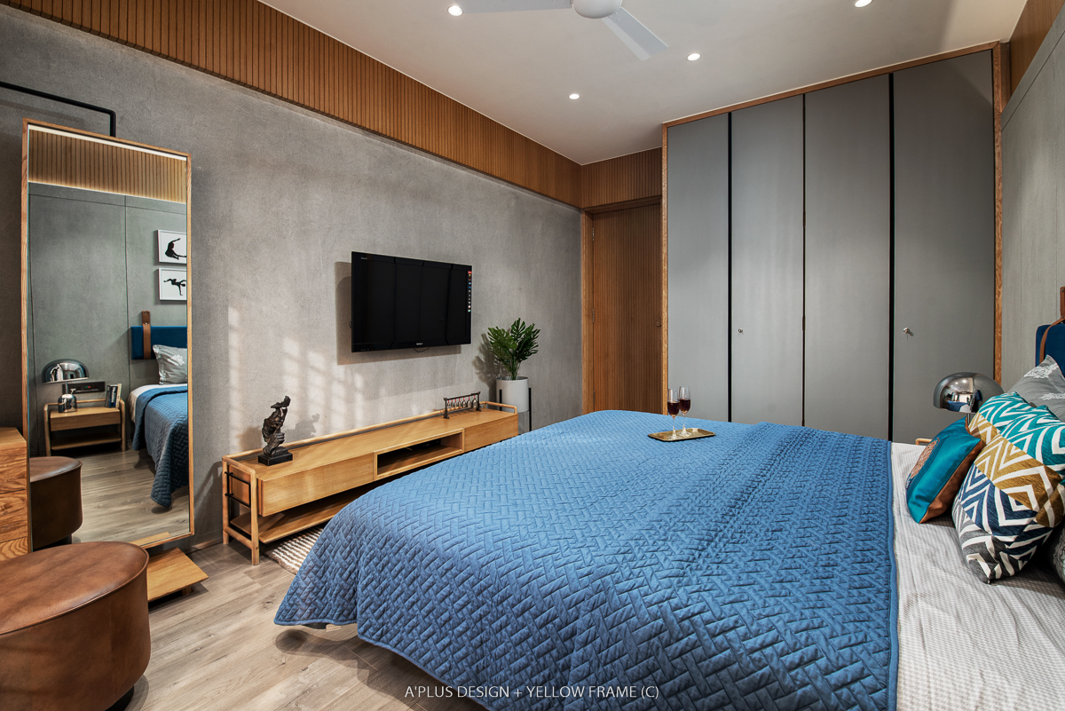 色彩点缀的简约艺术之家-10