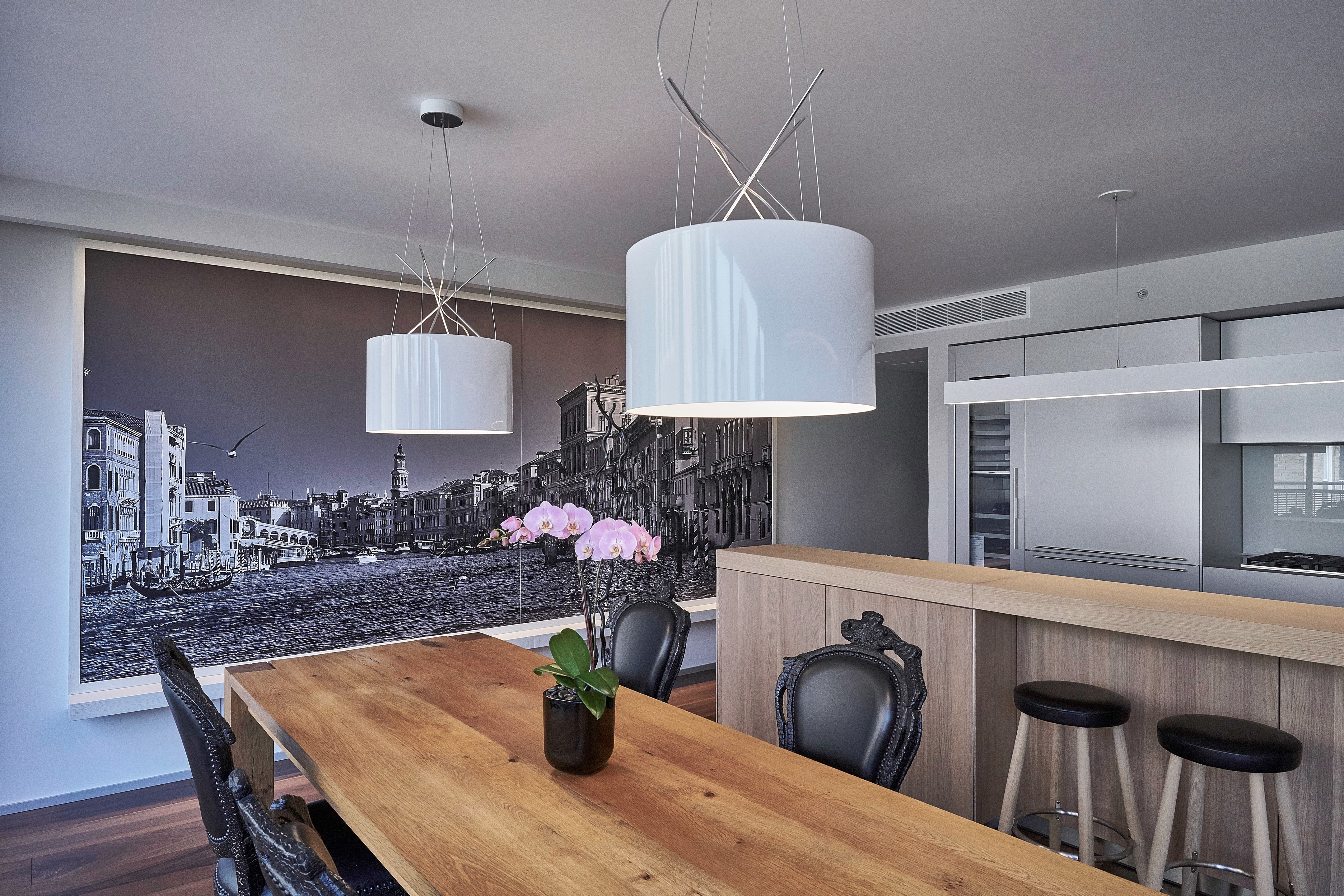 纽约 Warren Street 顶层公寓的精致室内设计-12