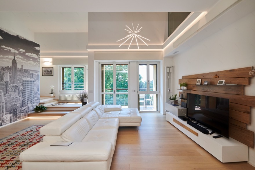 意大利 Vimercate 私人住宅照明设计丨Bianchessi-9