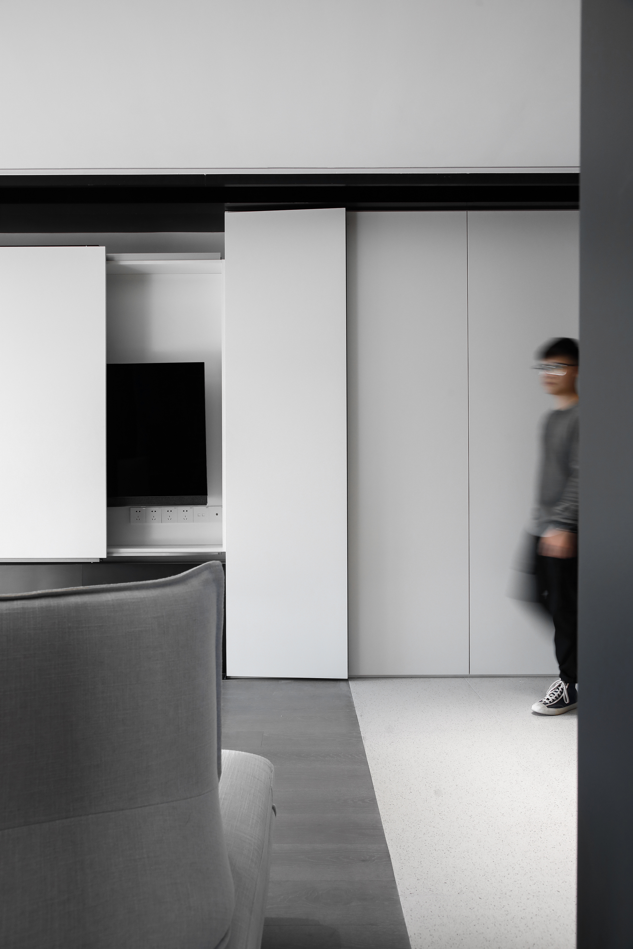 90后夫妻的75m2中性质感两室-5