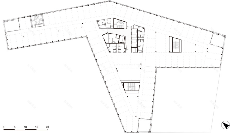 巴黎绿意办公空间,垂直景观与可持续设计完美融合-75