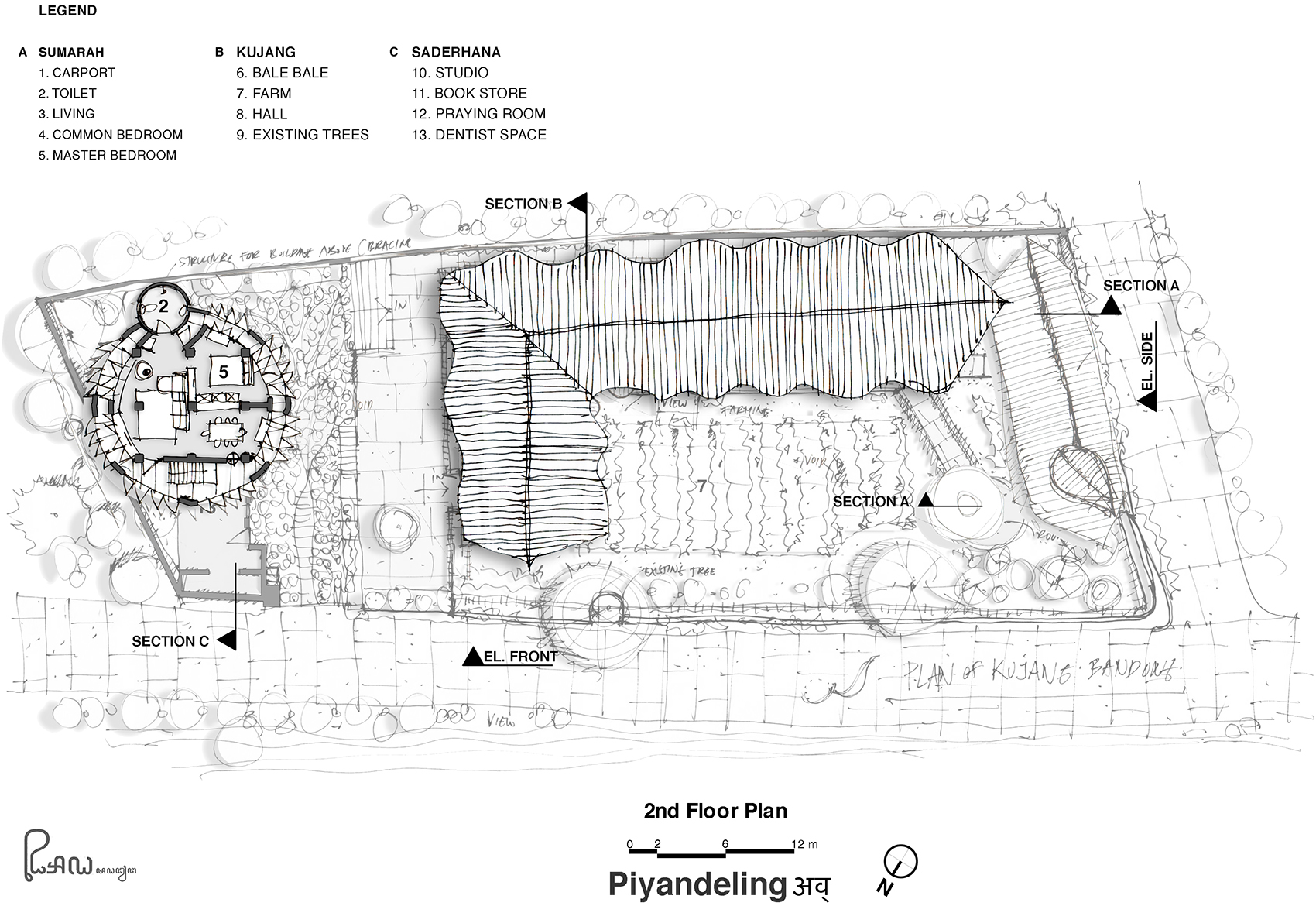 印度尼西亚 Piyandeling 社区竹艺融入现代建筑设计丨RAW Architecture-71