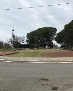 Rotatoria in acciaio corten