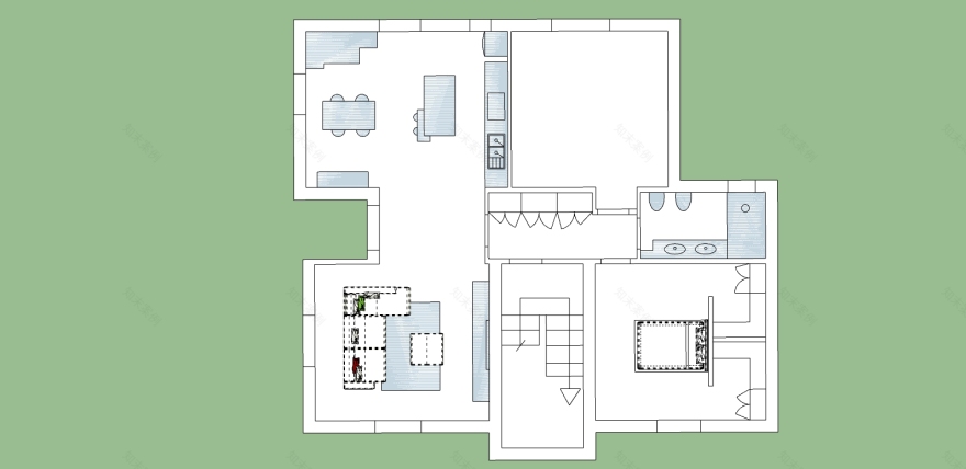 70 年代公寓翻新记——意大利风情融入现代生活-10