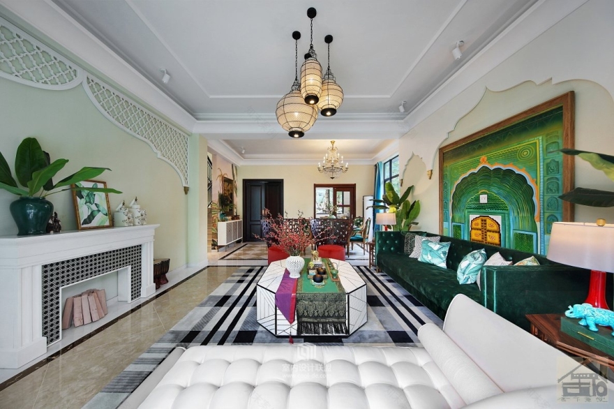 【印象雨林】东南亚度假别墅 | 宁洁设计,打造独特异域风情空间-6