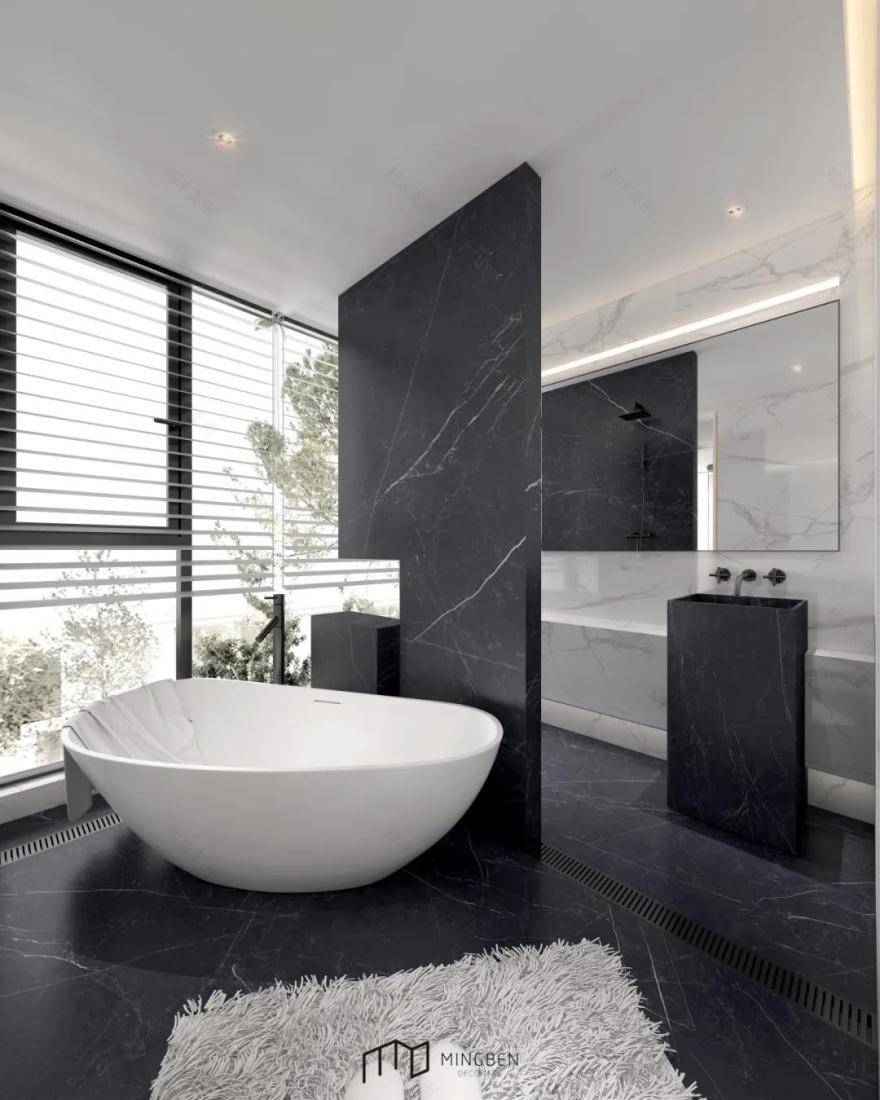 名本设计打造 560 平米双拼别墅,收纳、线条、色彩、留白完美融合-50