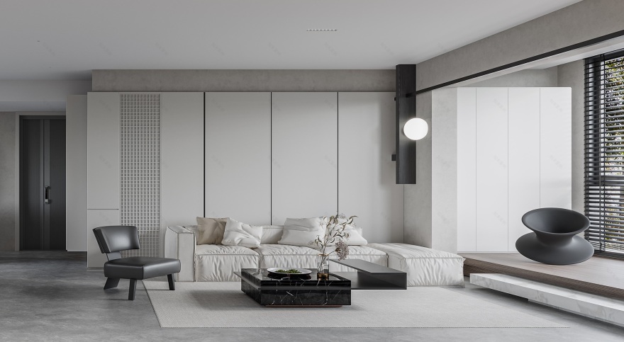 慢活温煦的灰度空间-16