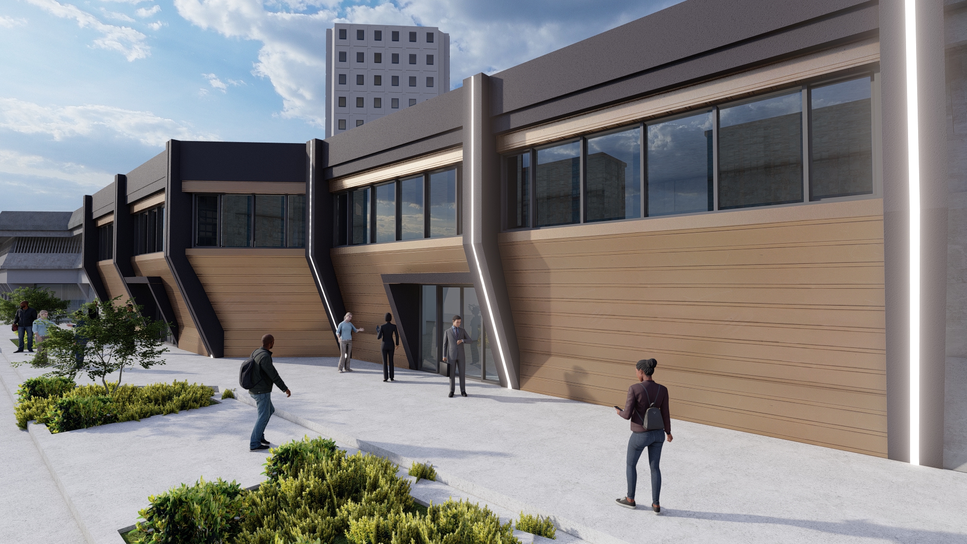 1978 年建筑翻新，打造商业适用的立面设计-25