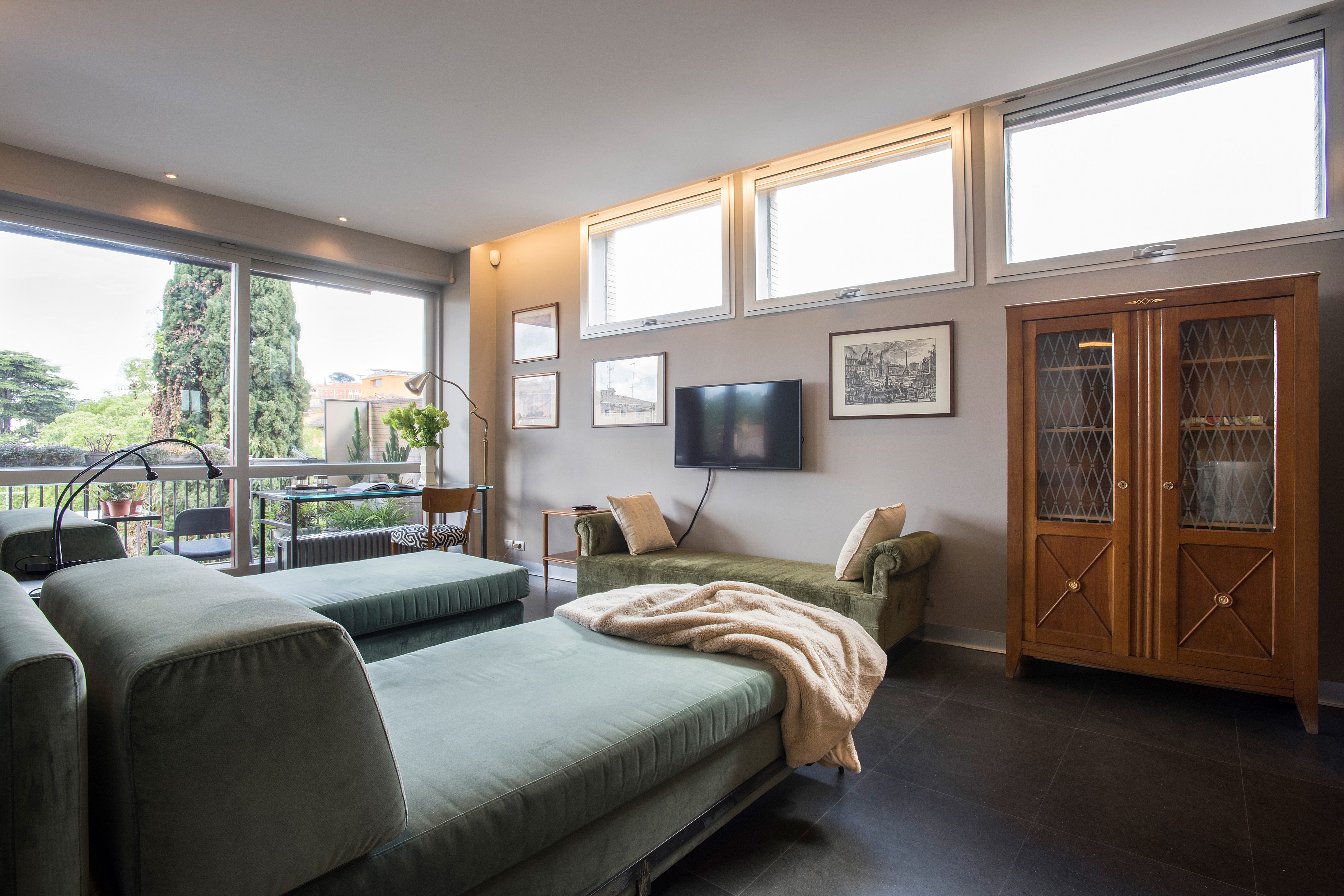 鸟语绿意中的宁静空间——罗马 Gianicolo 与 Trastevere 间 Oasi 公寓设计-24