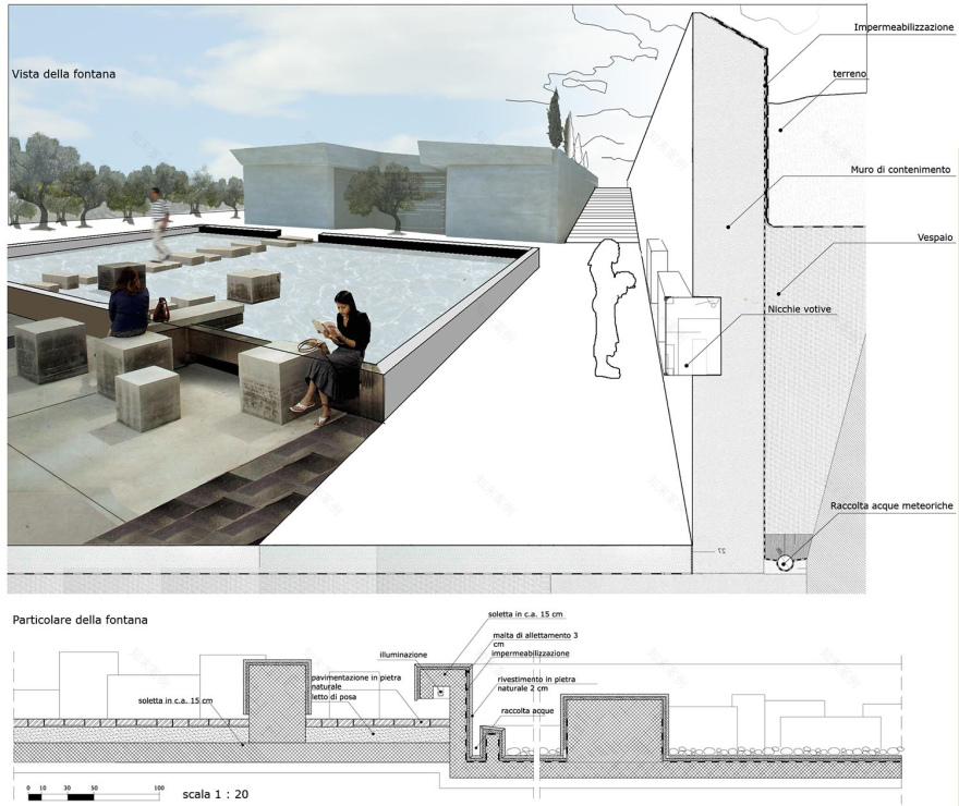 意大利 Frascati 公共墓地扩建项目 · 历史与自然的和谐交融-20