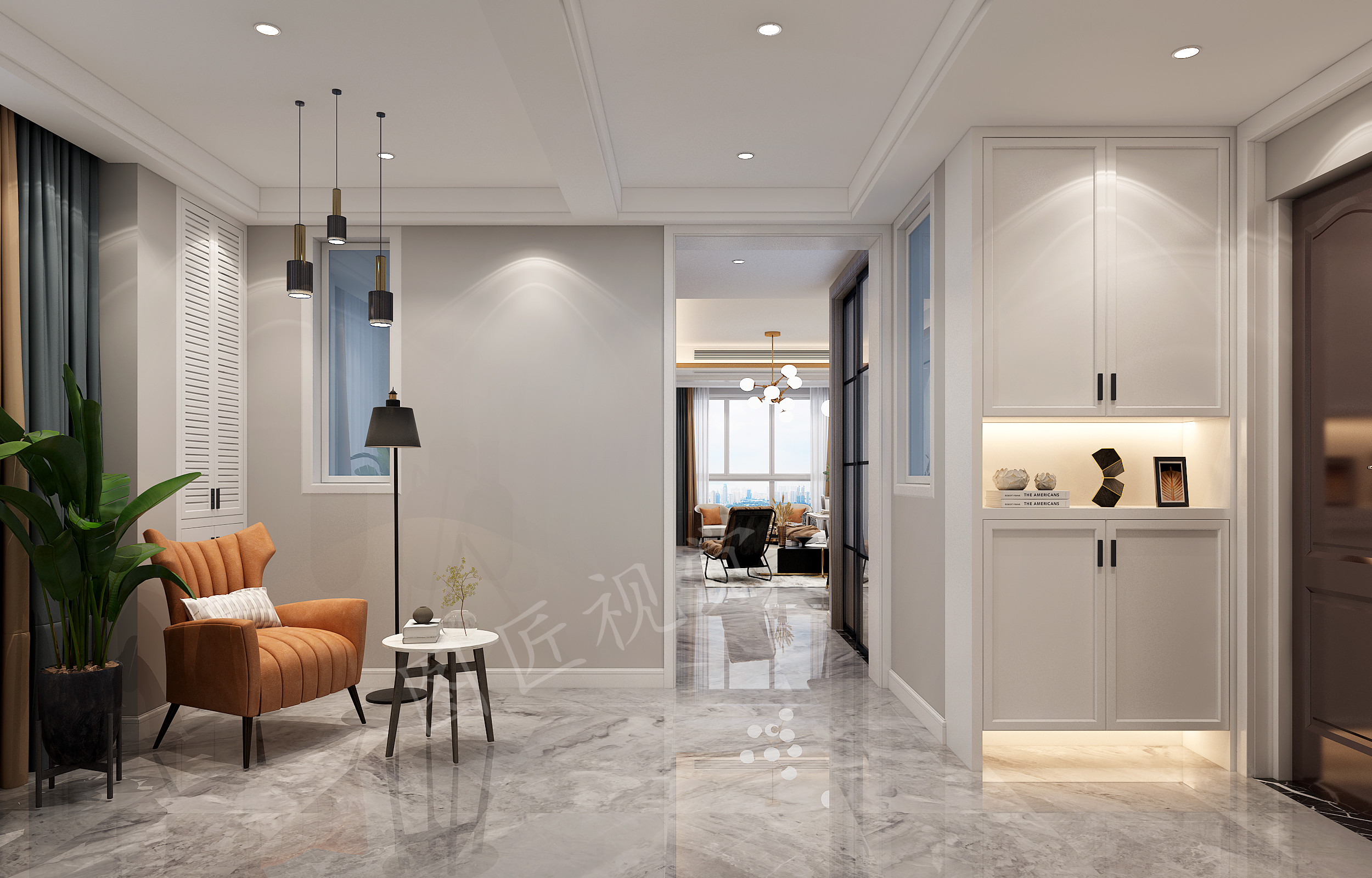 现代风格镜头下的客厅-6