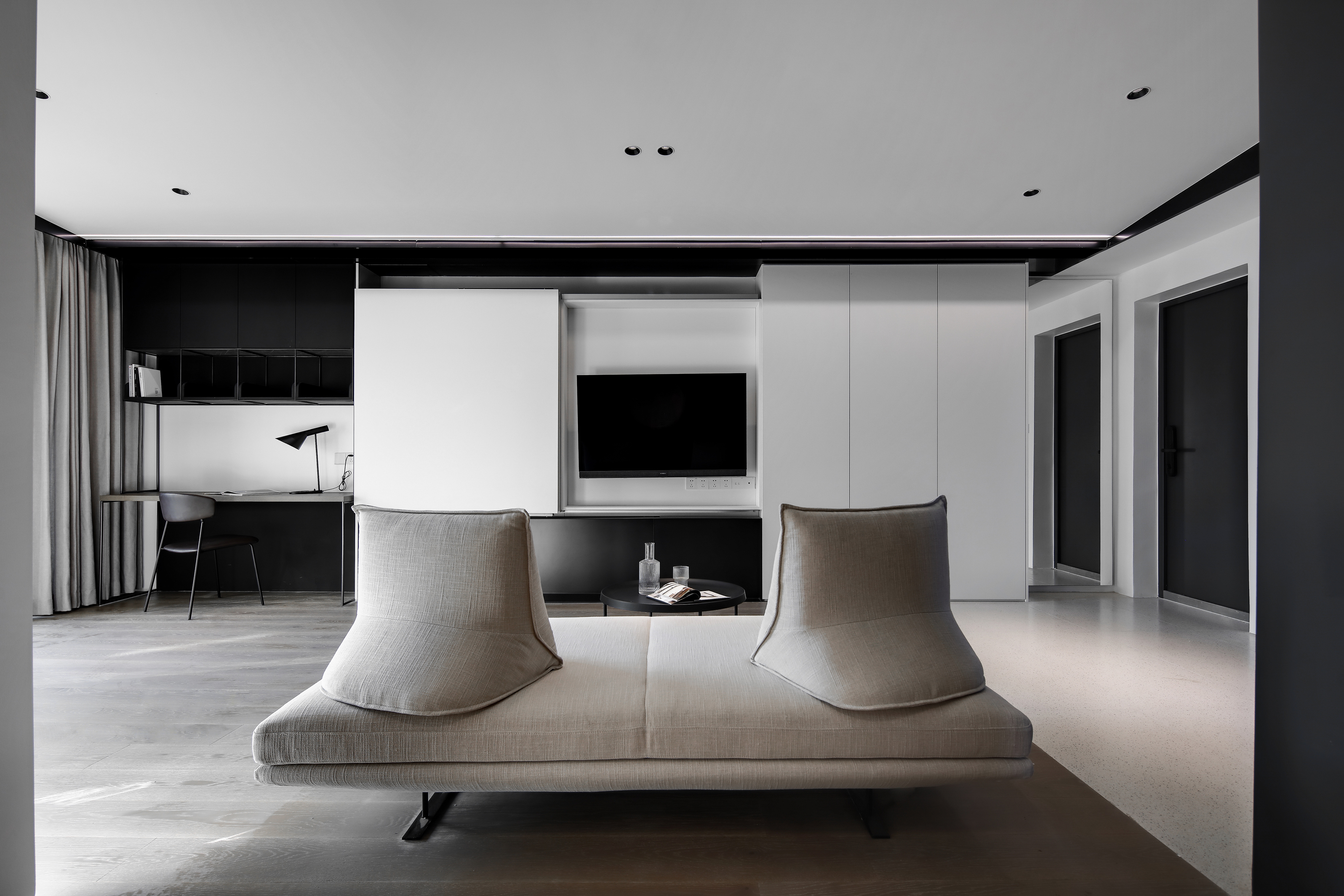 90后夫妻的75m2中性质感两室-4