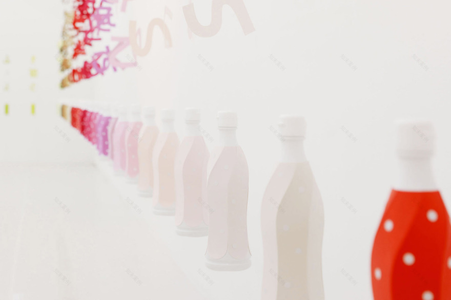 彩色的平假名宇宙 | Emmanuelle Simon 可尔必思 100 周年装置设计-40