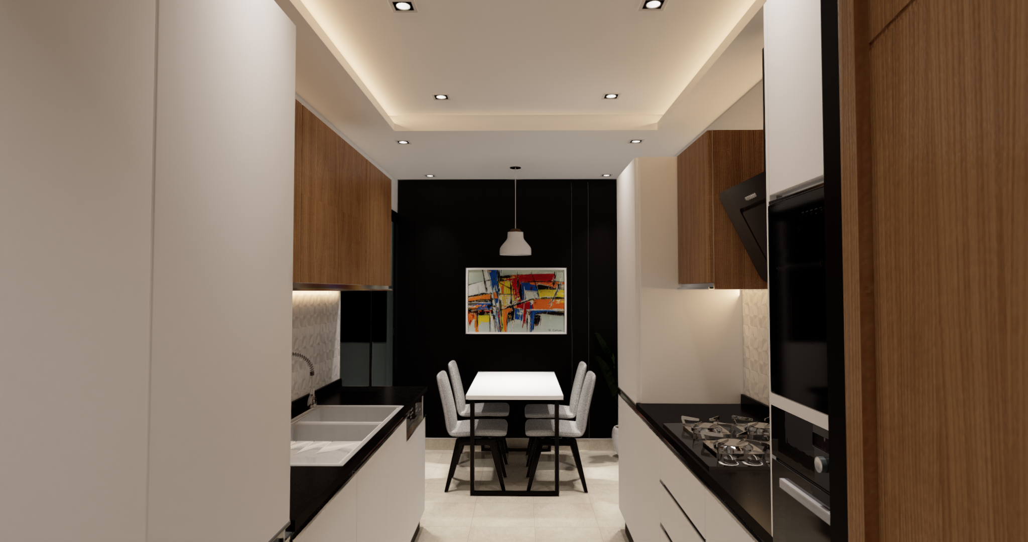 巴黎 75 平米公寓翻新设计-2