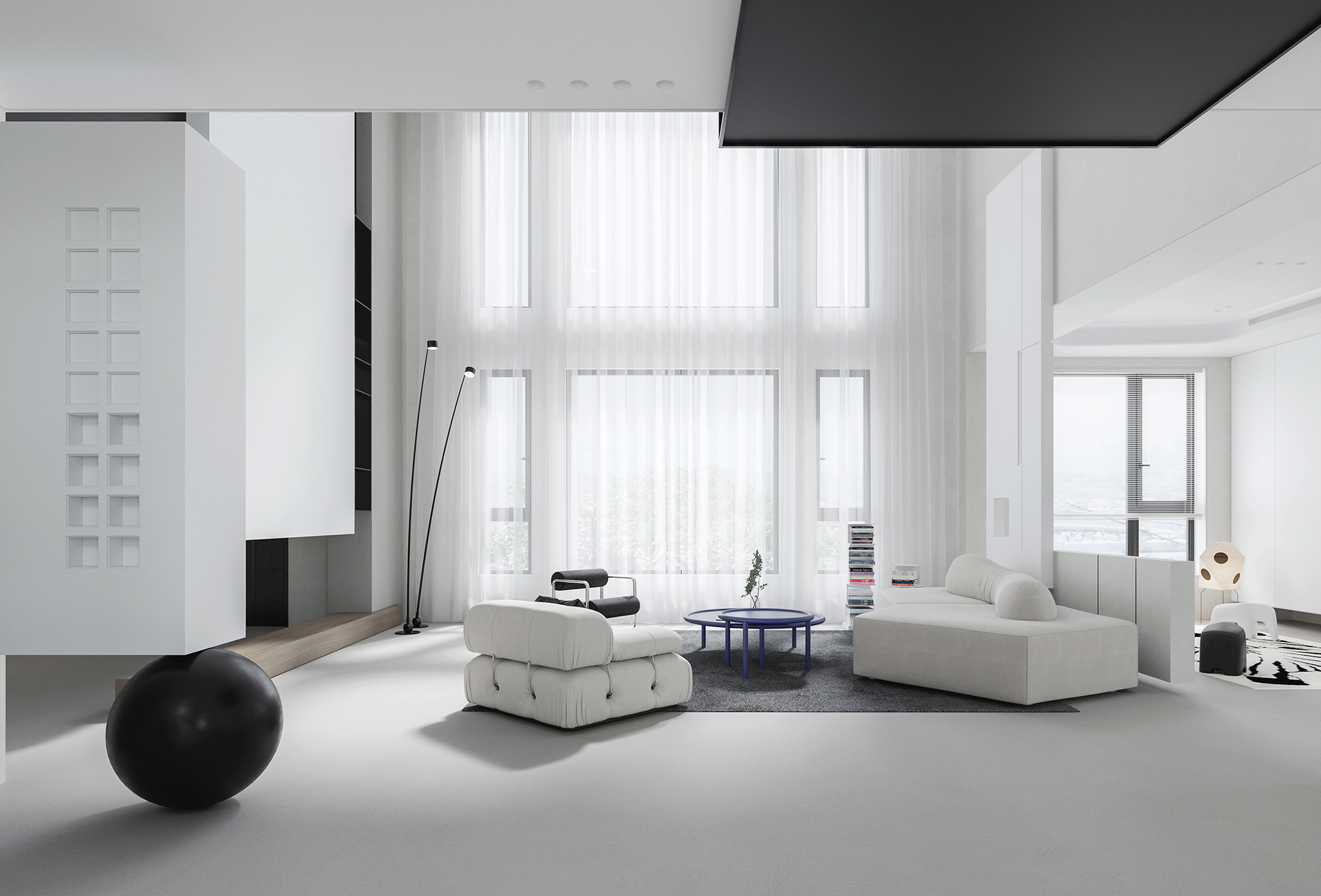 别墅 纯白格调-2