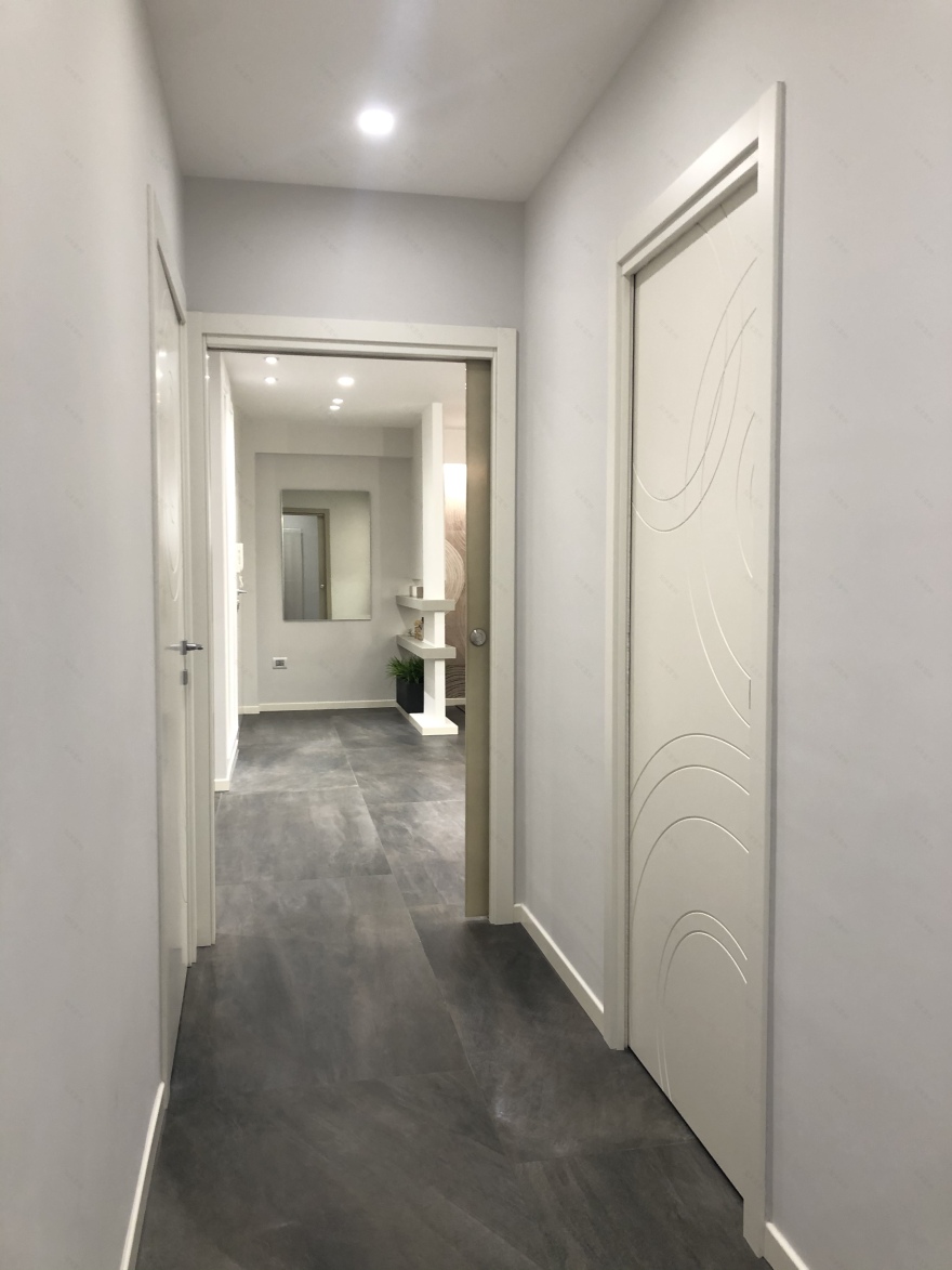 现代简约风公寓改造,干净利落重塑空间比例-24