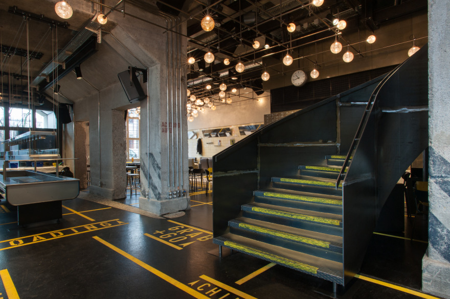 瑞士 Sihlpost Hiltl 餐厅设计-13