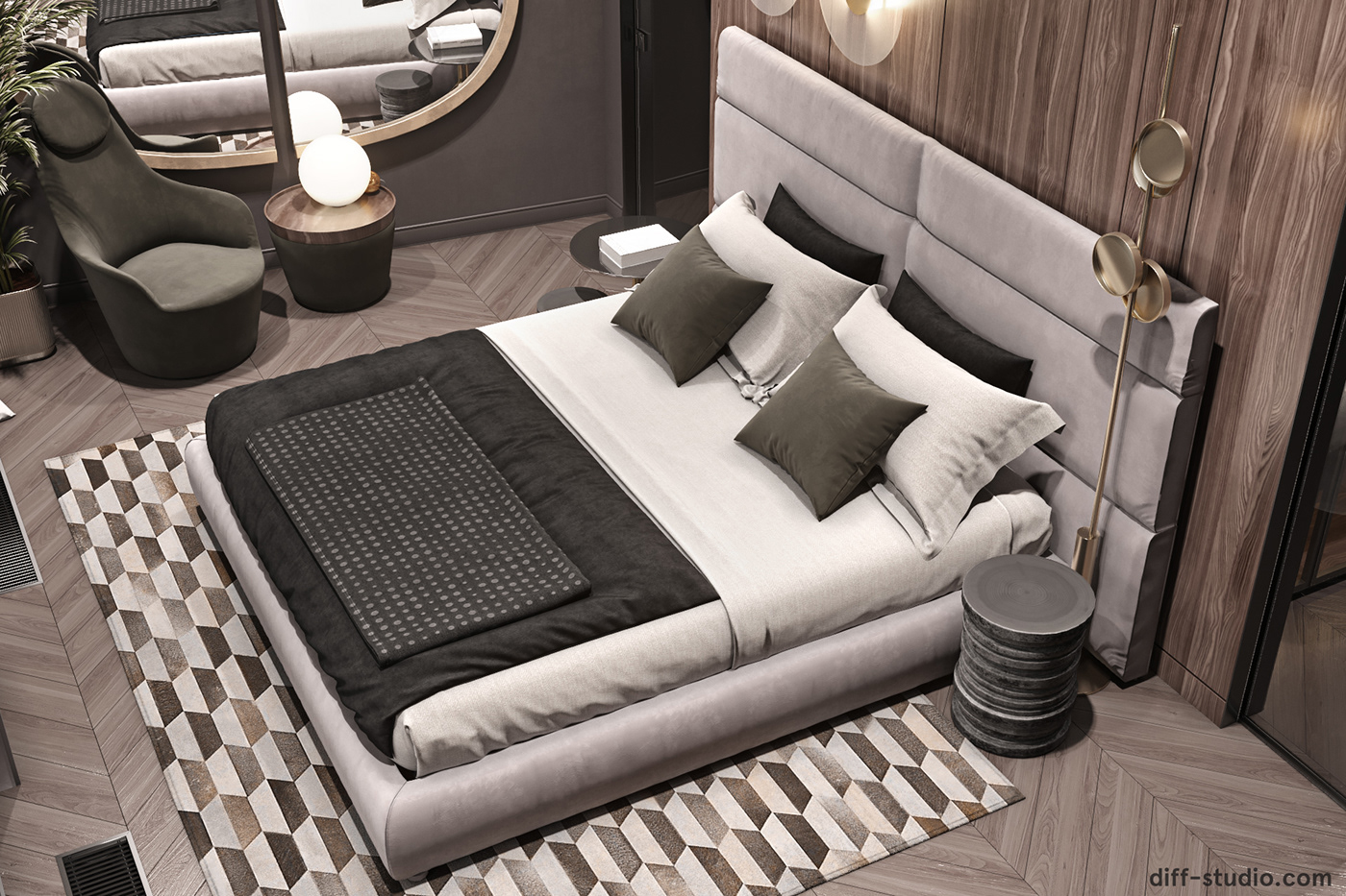 莫斯科 5 米高挑公寓丨俄罗斯莫斯科-31