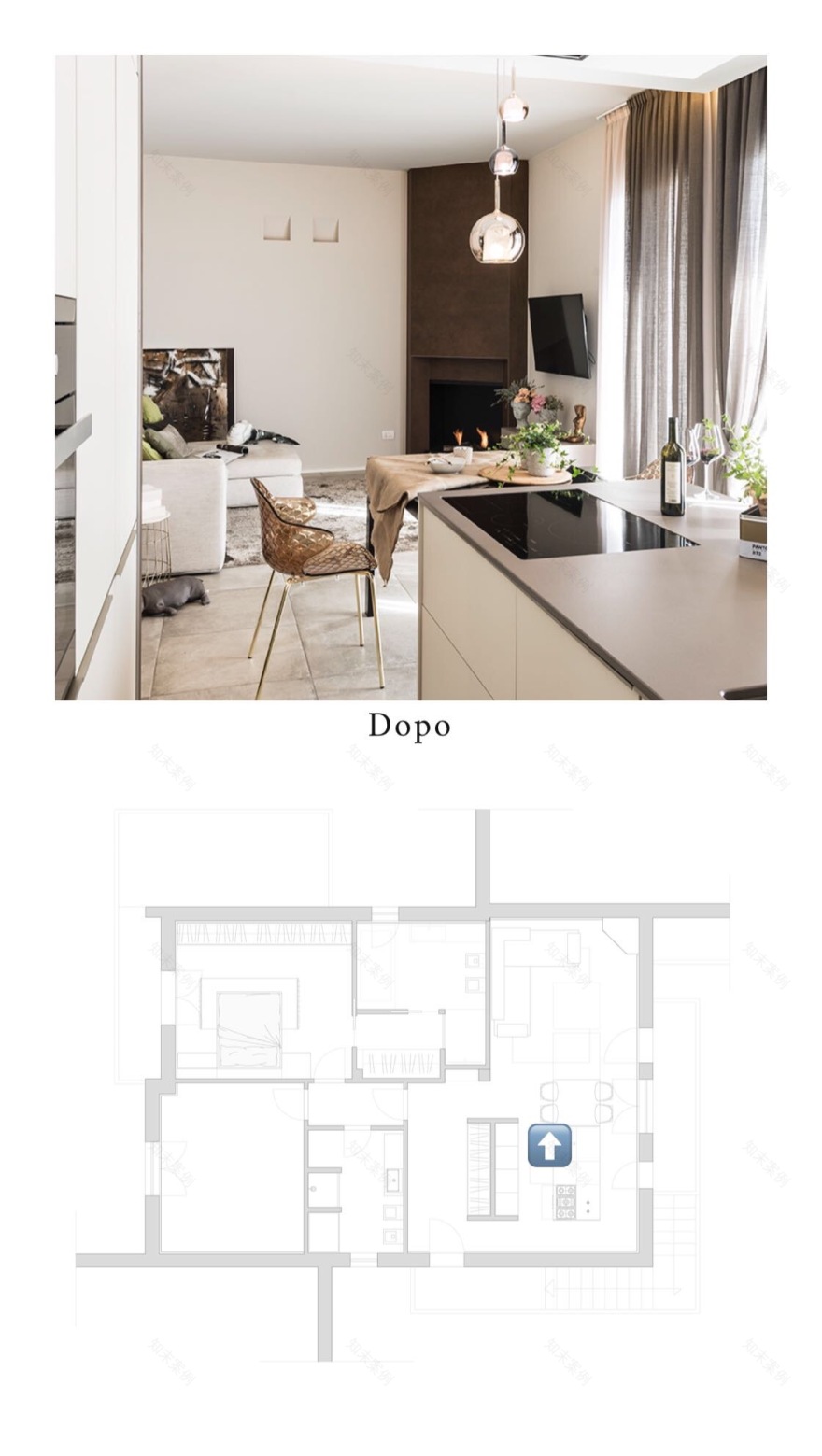 城堡旁的现代公寓改造-11