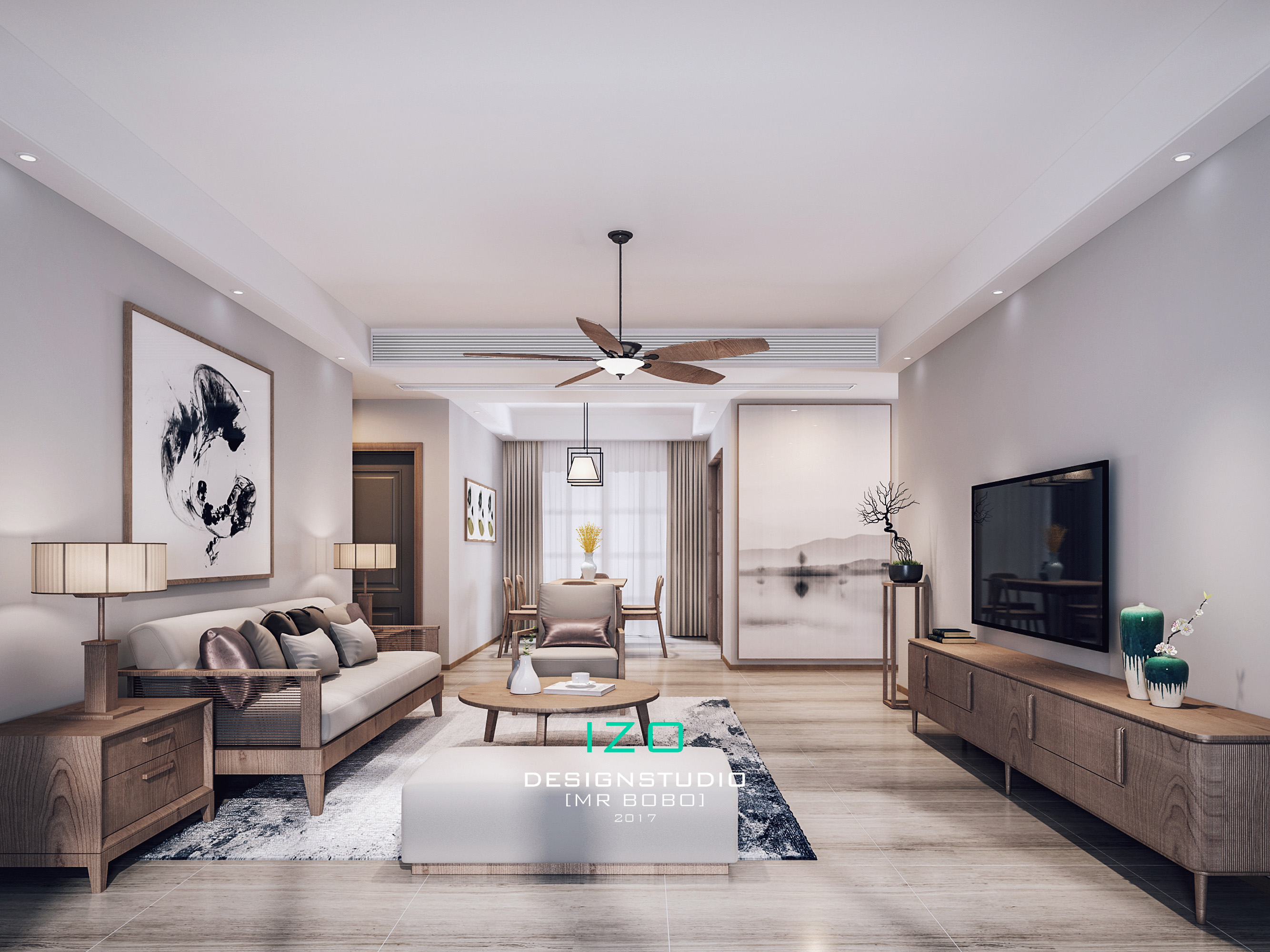 壹·宿|工坊【样板间之名宿风格】-2