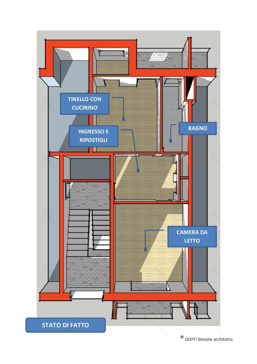 翻新 60 年代公寓,打造明亮现代居住空间-1