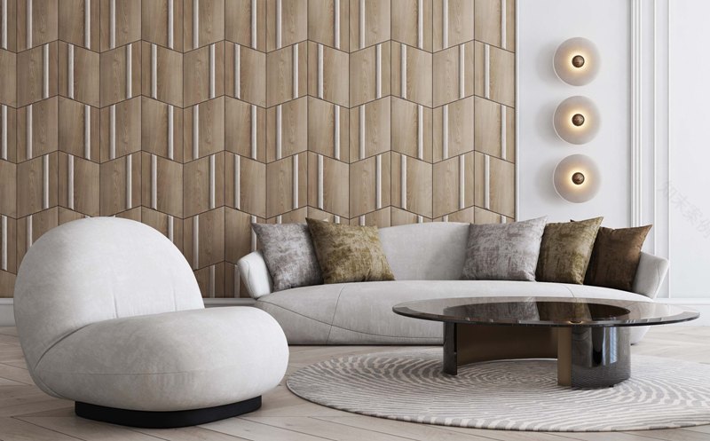 自然木纹的室内装饰艺术-15