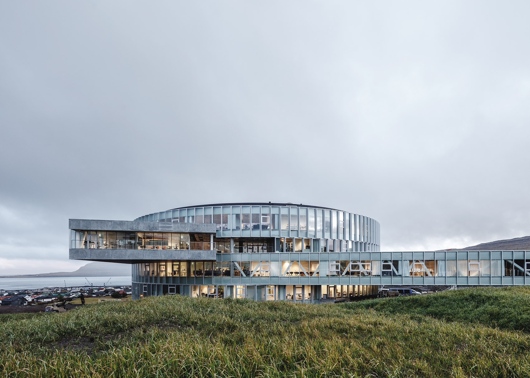 GLASIR &  托尔斯港学院，丹麦/漩涡般的体量，融合多所院校和公共设施-87
