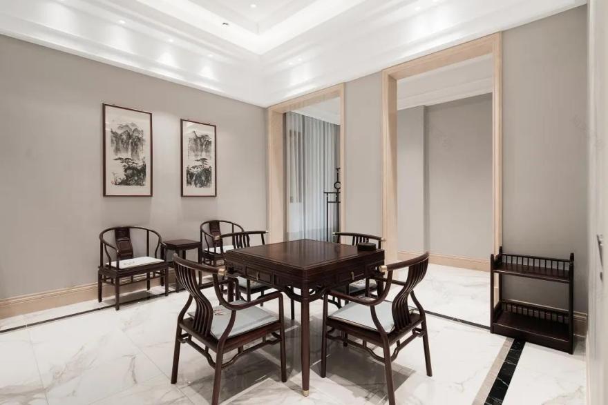 香湖壹号简约欧式新现代院墅设计丨瑞安大卫装饰-35