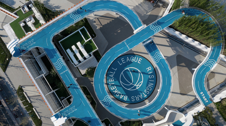 武汉江宸天街漂浮海滩球场丨中国武汉丨FLO景观设计事务所-40